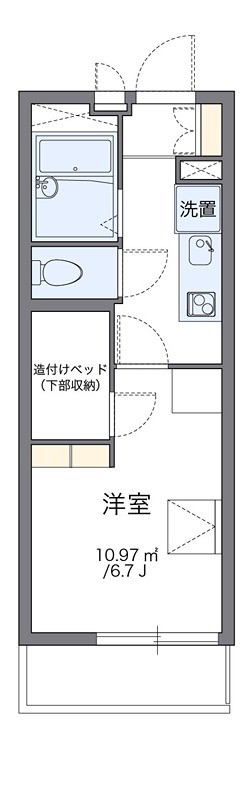 宮前平 203号室 間取り