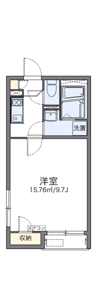 レオネクストさくら 202号室 間取り