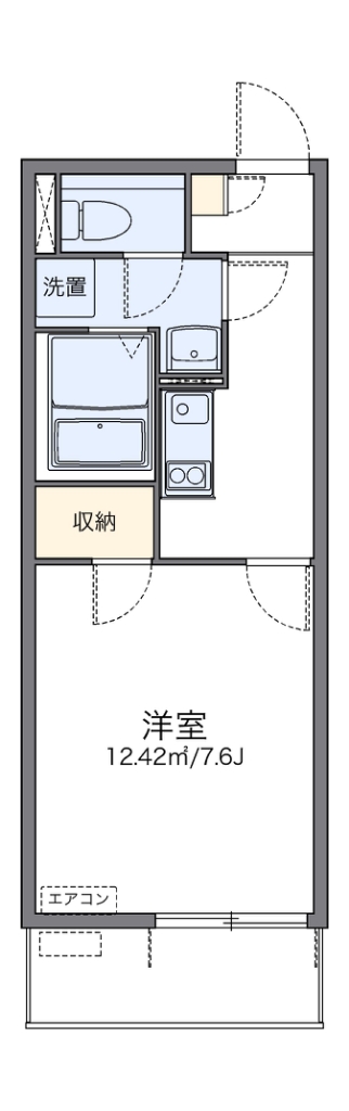 レオネクストマーレ蕨 105号室 間取り