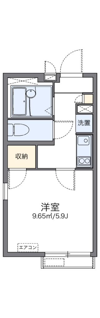 レオネクストＷａｇａｎｓｅ　Ａ 101号室 間取り