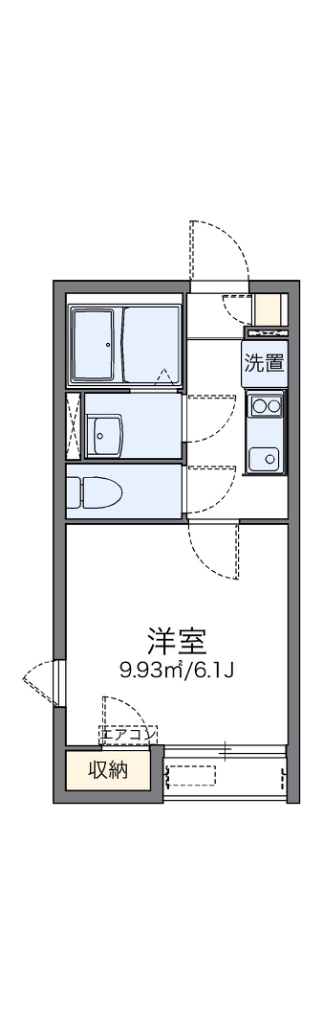 レオネクストベーネレ 201号室 間取り