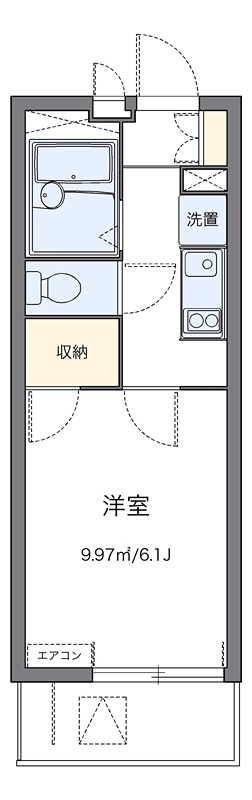 横浜堀ノ内 305号室 間取り