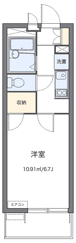 カメリヤ 303号室 間取り