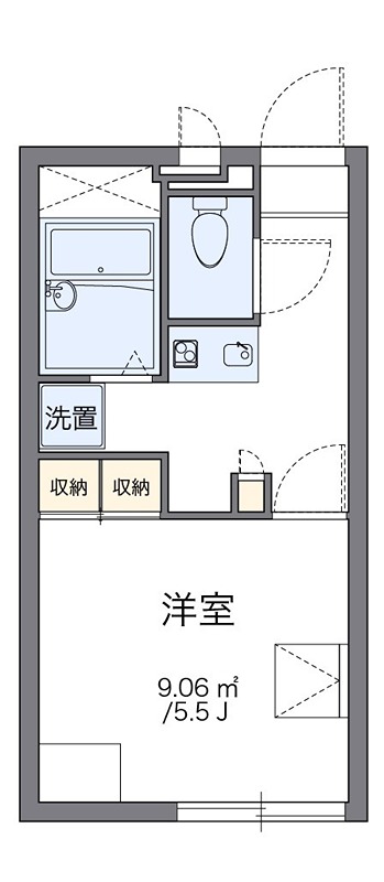 ポートビラ 104号室 間取り