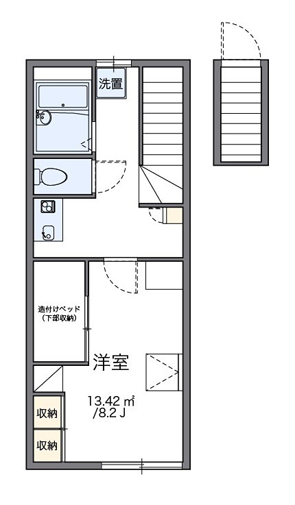 ウィステリア３ 204号室 間取り