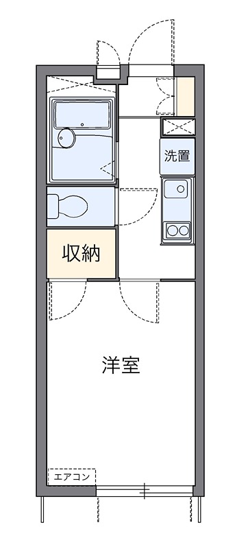 栗木コーポ 間取り