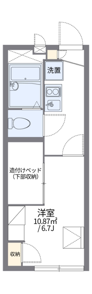 レオパレス豊Ⅲ 105号室 間取り