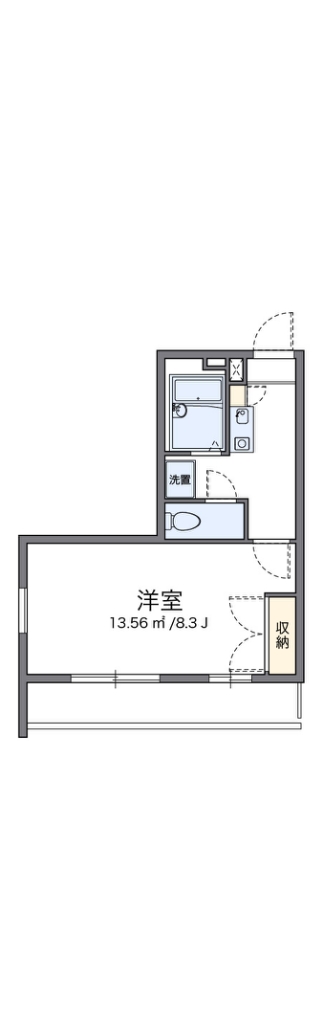 レオパレス葵第１ 201号室 間取り