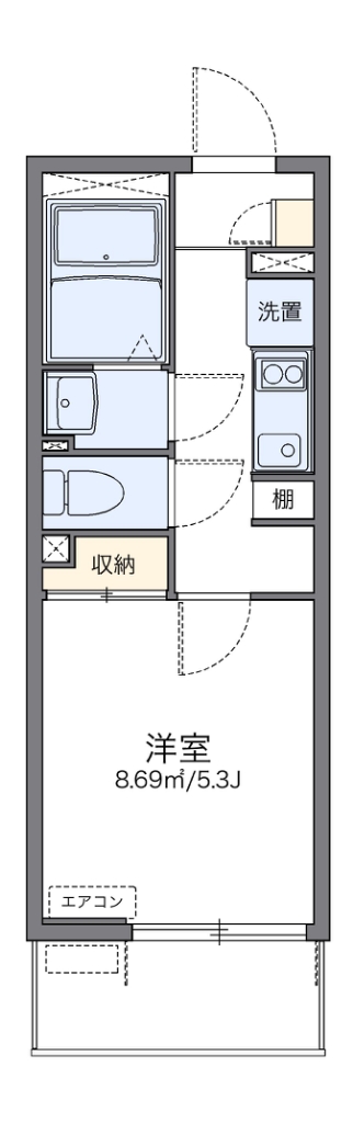 レオネクスト赤堤グランデ 202号室 間取り