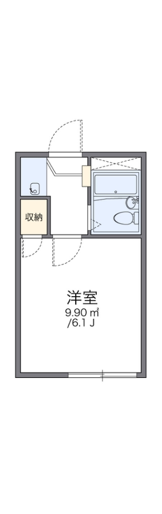 レオパレス川越第７ 101号室 間取り