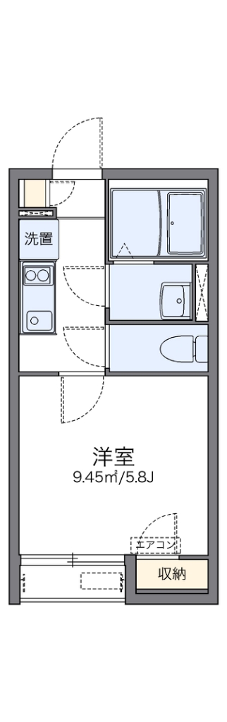 レオネクストボヌールⅡ 103号室 間取り