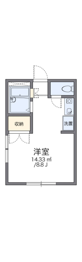 レオパレス中町 105号室 間取り