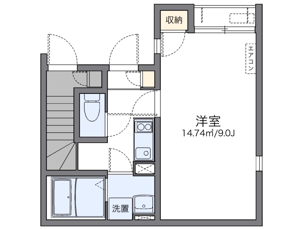 レオネクストワン 103号室 間取り