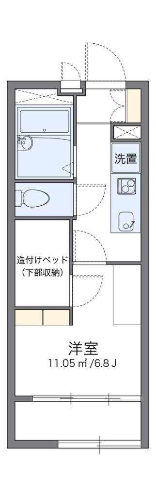 レオパレスＳＯＬＡ 202号室 間取り