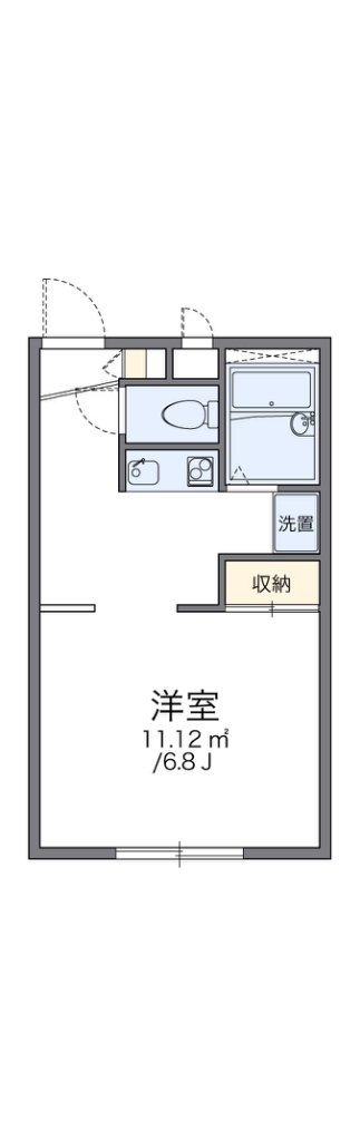 レオパレスＯＩＳＯⅡ 201号室 間取り