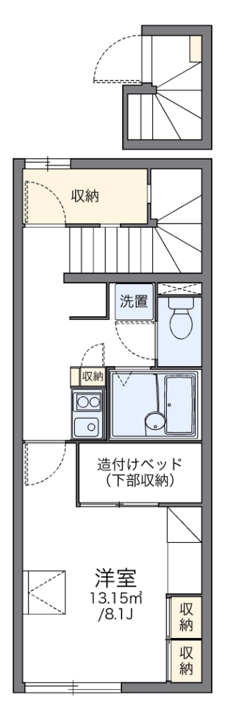 レオパレスヴィラ－ジュ 204号室 間取り