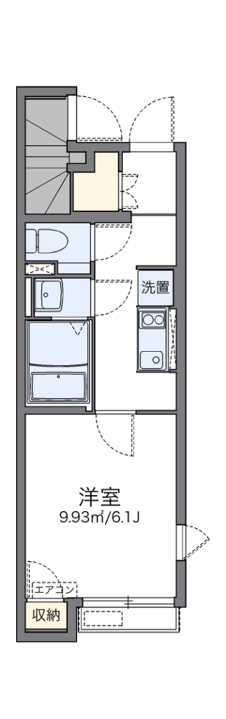 レオネクストＬｕｃｅ　ｄｉ貫井 101号室 間取り