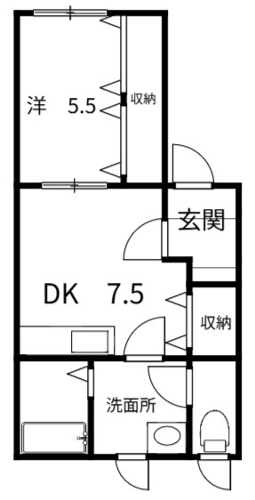 コーポマイロードⅡ 間取り