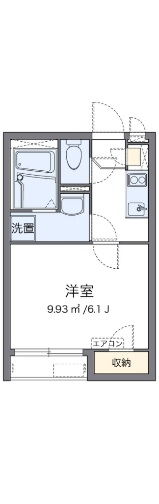 レオネクストシャーロット 203号室 間取り