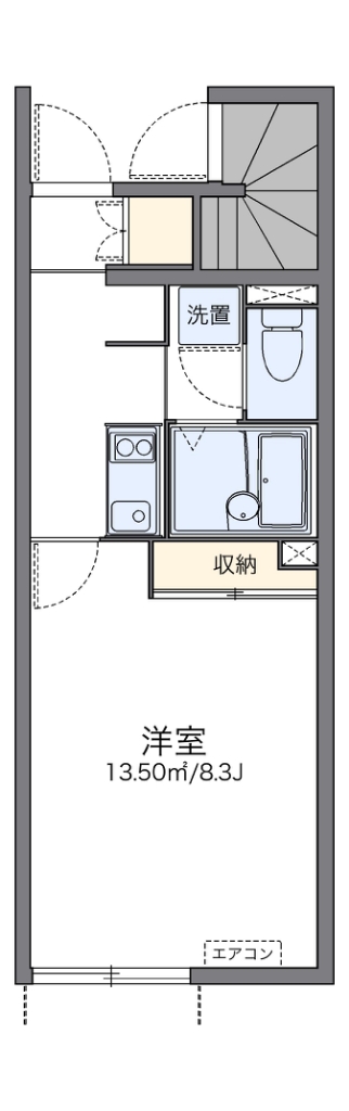 レオネクスト所沢 102号室 間取り