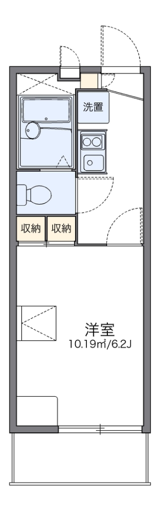 レオパレスＡｍｏｕｒⅡ 308号室 間取り