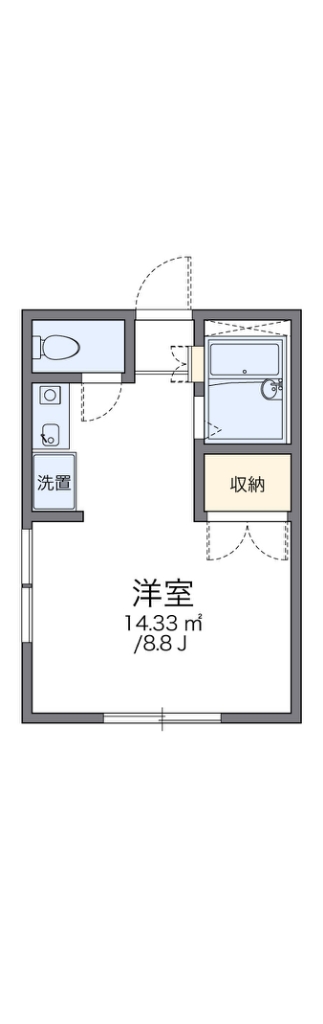 レオパレスＳＡＹＡＭＡ 201号室 間取り