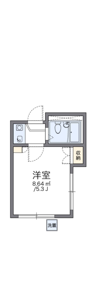 レオパレスＴＡＮＡＫＡ 103号室 間取り