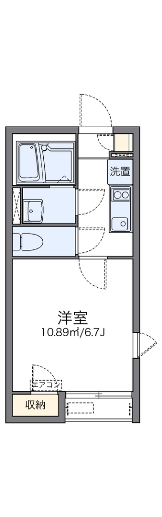 レオネクストシオン平戸 201号室 間取り