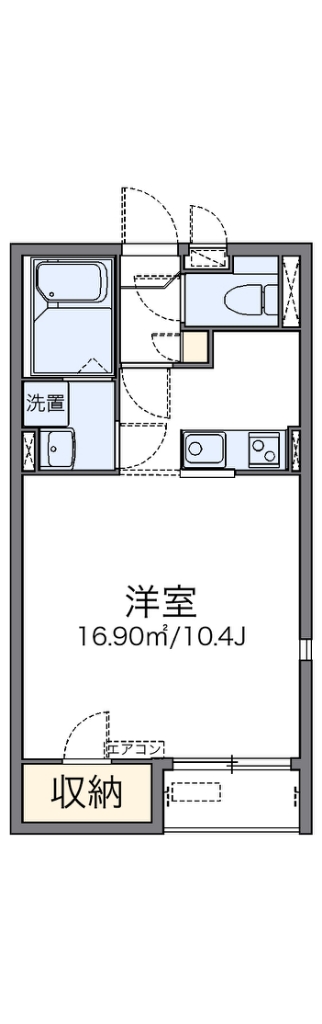 レオネクストグレイスメゾン 101号室 間取り