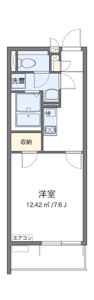 クレイノスターⅢ 303号室 間取り