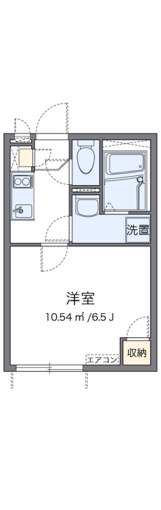 クレイノ和 105号室 間取り