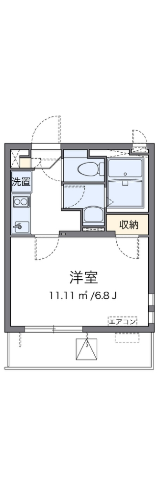 クレイノサニープレイス中村橋 301号室 間取り