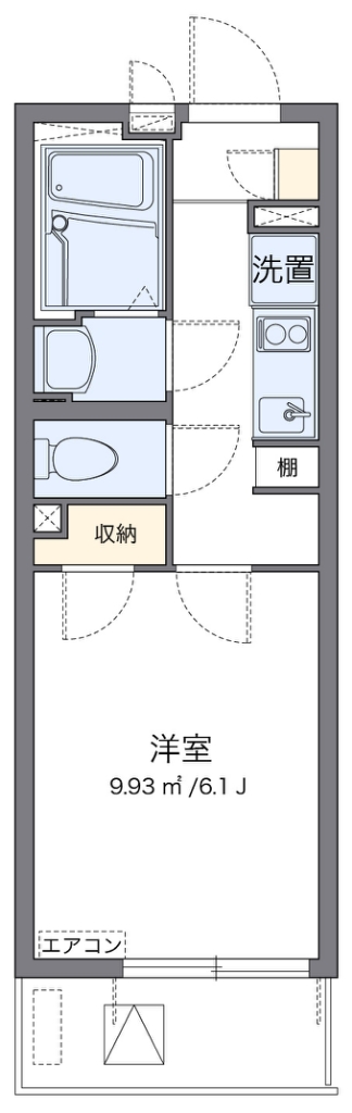 クレイノＬＥＧＡＣＹ鵜の木 403号室 間取り