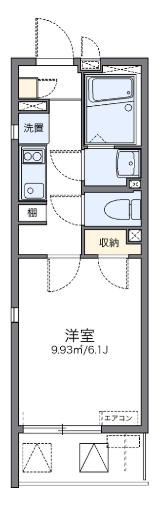 レオネクストマードレ 202号室 間取り