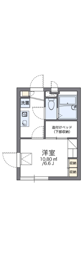 レオパレスオブリカーサ 201号室 間取り