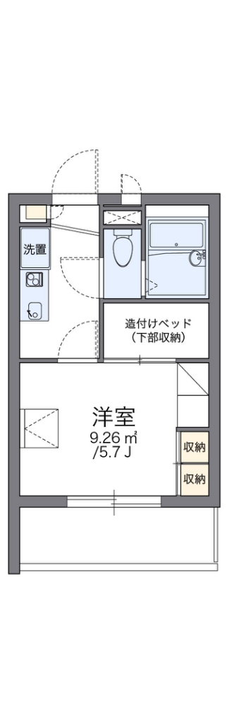 レオパレスＳｅｎｓｕｉ 201号室 間取り