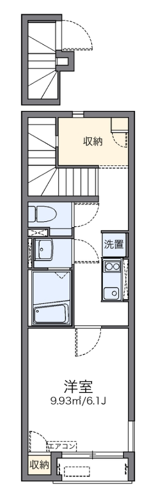 レオネクストロータスハイム 203号室 間取り