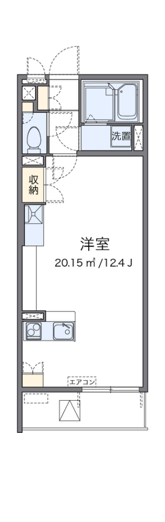 レオネクストプロムナード 301号室 間取り