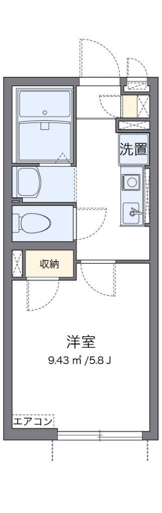 ヴィアロ高島平レジデンスＡ 108号室 間取り