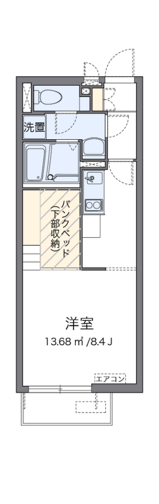 ミランダルーチェⅢ 103号室 間取り