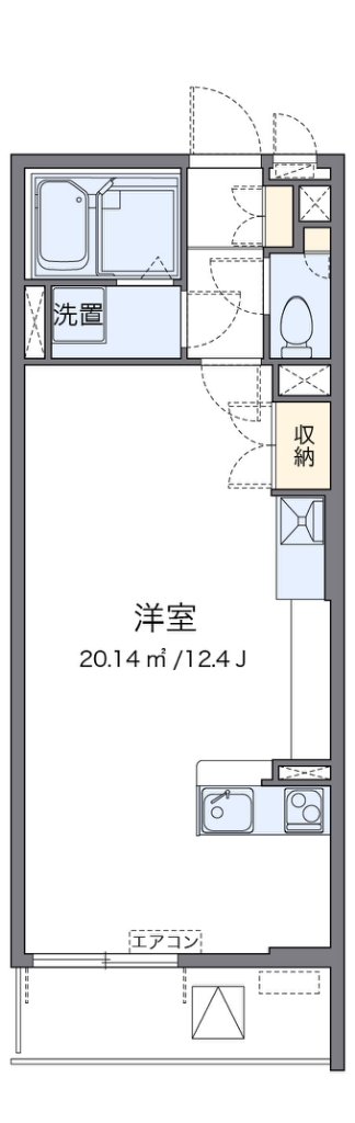 レオネクスト亜土 306号室 間取り