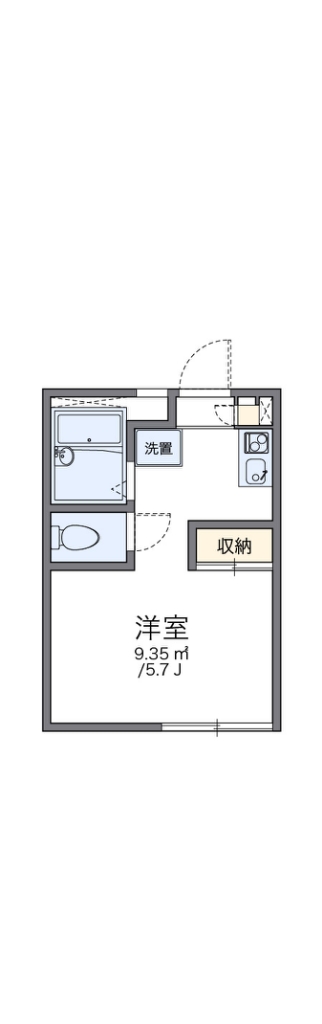 レオパレス日吉町 101号室 間取り