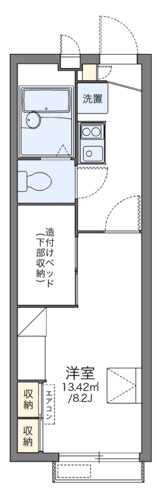 レオパレス武蔵野第３ 207号室 間取り