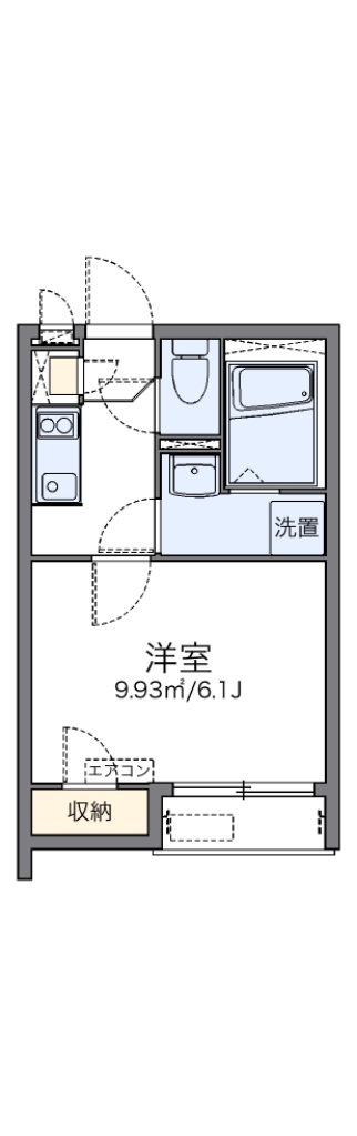 レオネクストジョイ　アゼリアⅡ 203号室 間取り