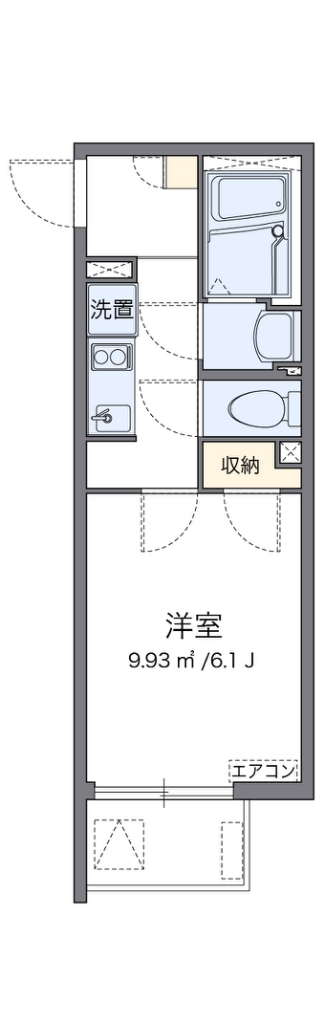 レオネクストローリエ 103号室 間取り