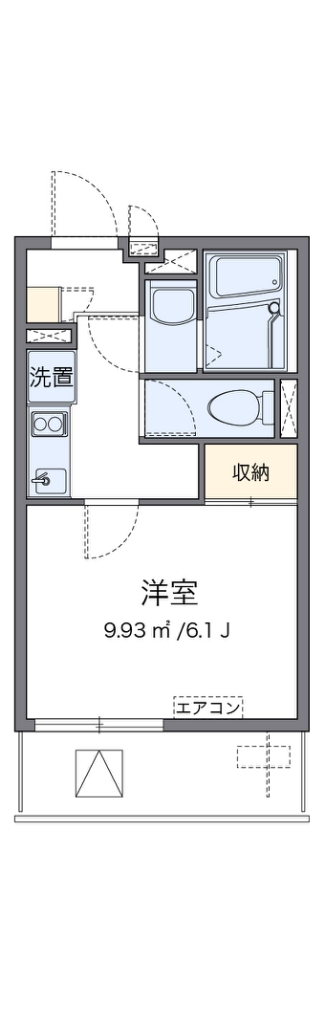 レオネクストティー　エム 202号室 間取り