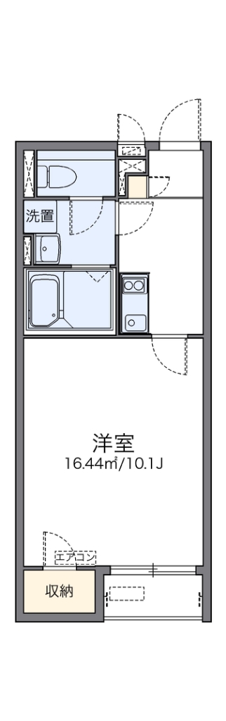 レオネクストＲｙｕ 205号室 間取り