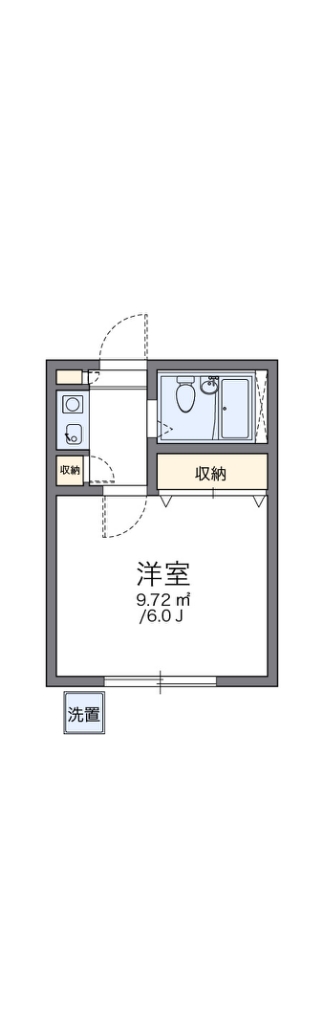 レオパレス相模原第１ 105号室 間取り