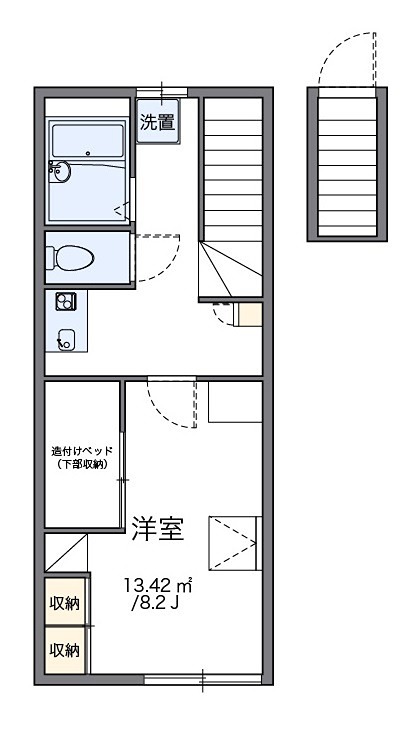 Ｃａｌｍ戸倉Ⅱ 間取り