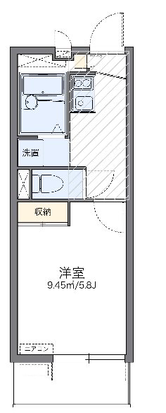 ヴィフ 102号室 間取り